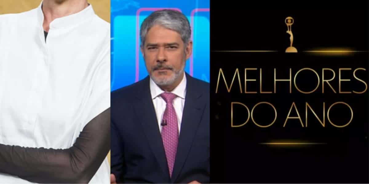 William Bonner (Montagem TV Foco)