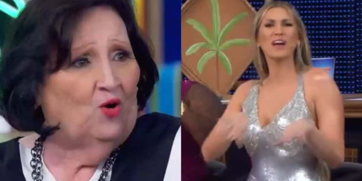Estou linda, empoderada e não espero dinheiro de homem nenhum", manda na lata Dona Déa para Lívia no Domingão - Foto Reprodução