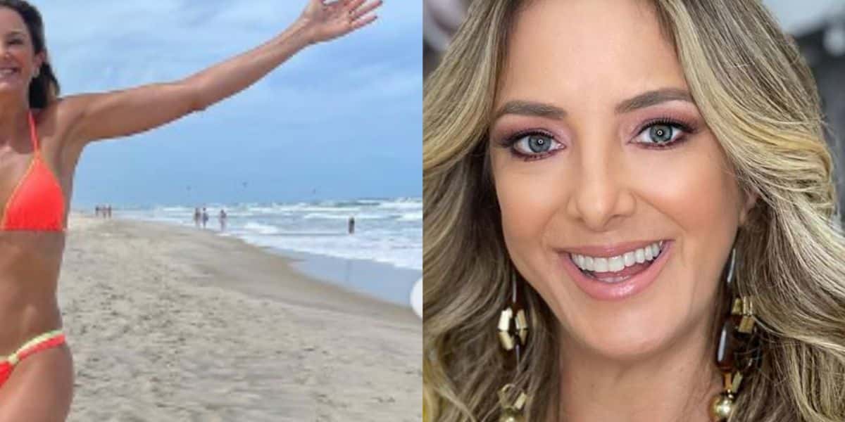 Ticiane Pinheiro usa biquíni curtinho, mostra corpão e prova ser uma das mulheres mais lindas do Brasil - Foto Reprodução