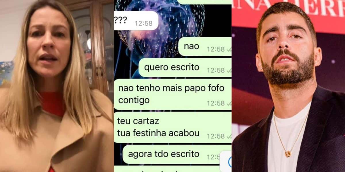 "Todo mundo vai saber quem você é": Em guerra, Piovani expõe série de prints de conversa com Pedro Scooby - Foto Reprodução
