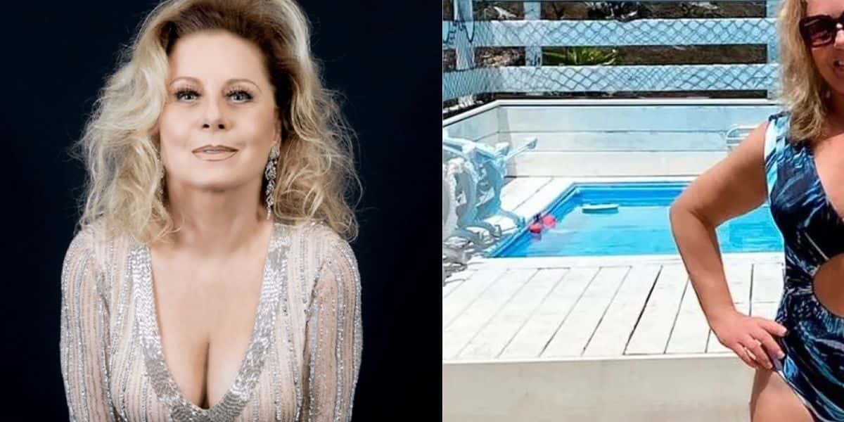 Aos 71 anos, Vera Fischer exibe corpão com maiô cavado, após fazer o que a rejuvenesceu mais de 40 anos - Foto Reprodução