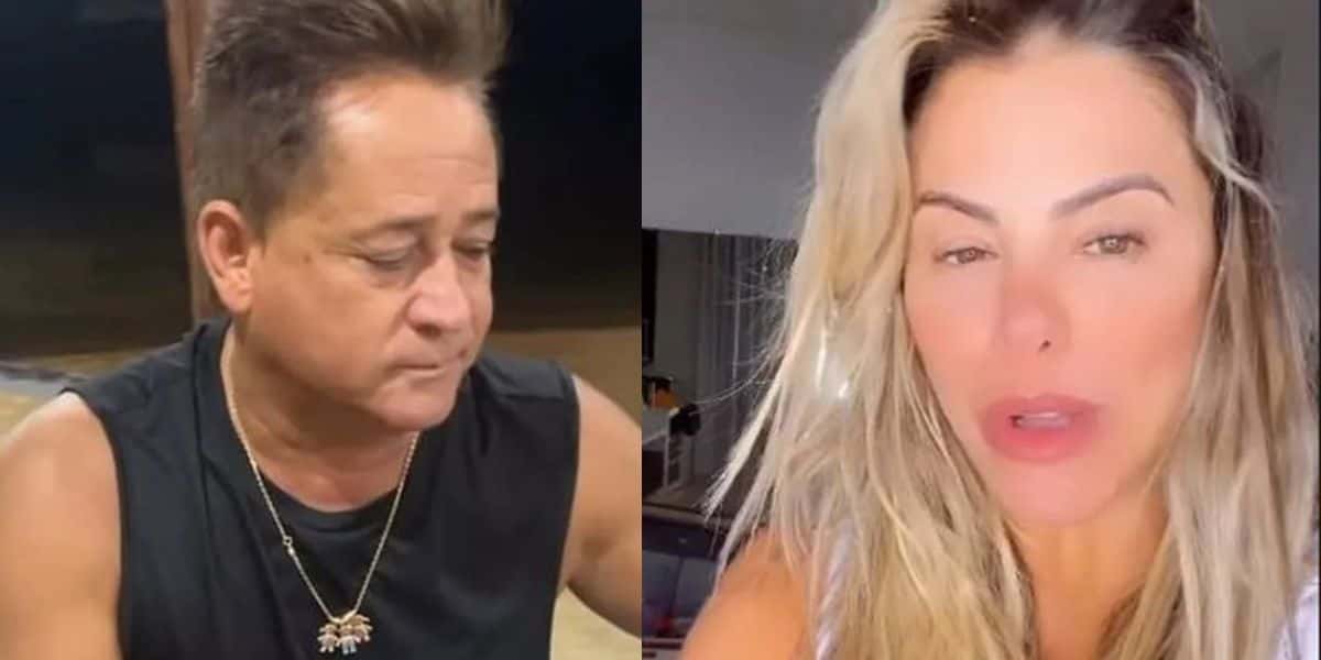 Leonardo surge dentro da casa de casal que chamou de ridículo e Poliana Rocha filma tudo: "Está aqui" - Foto Reprodução