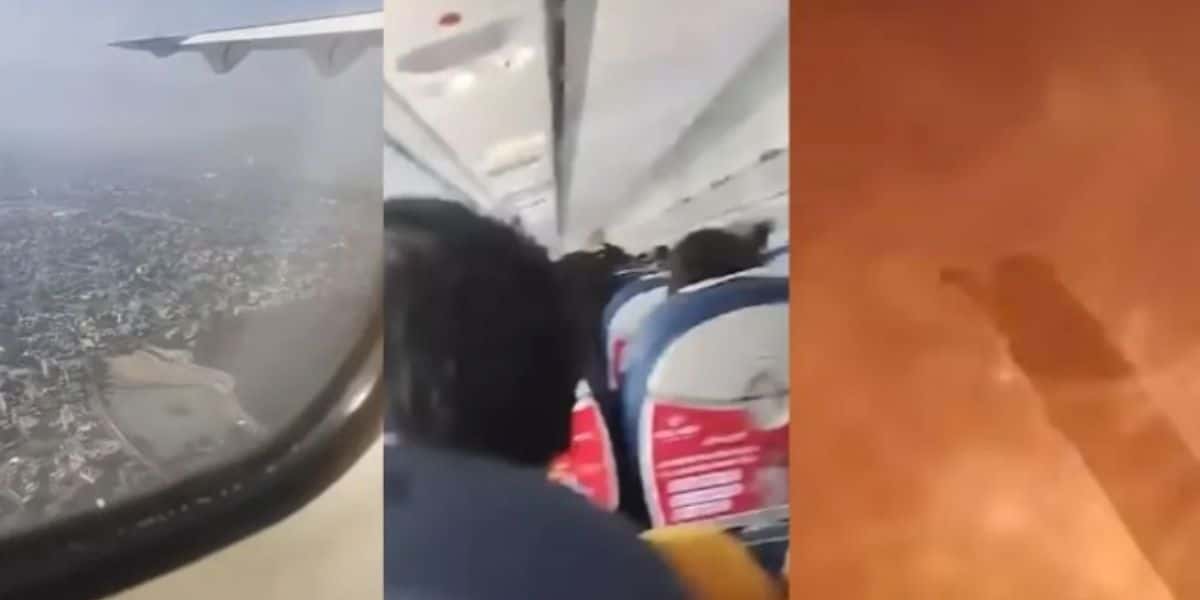 Tragédia de avião: Globo noticia vídeo de passageiro que gravou tudo antes de explosão e queda da aeronave - Foto Reprodução