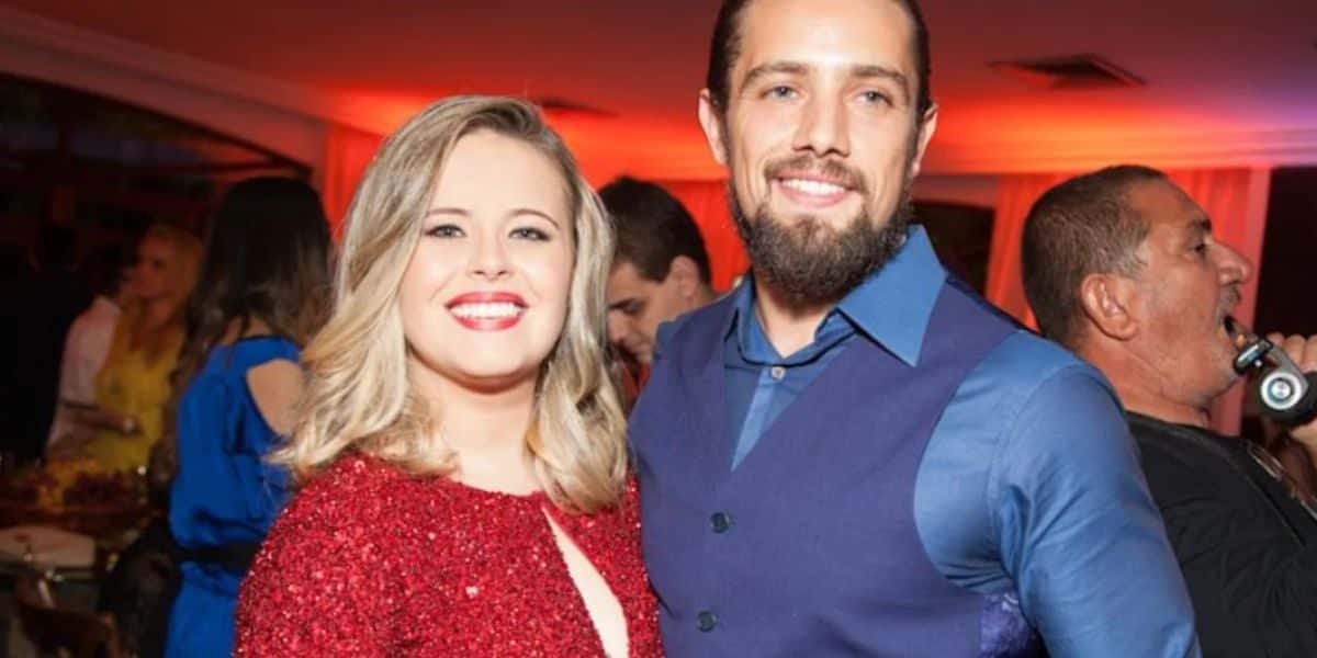 O galã da Globo e Mari Bridi quando eram casados (Foto: Reprodução)
