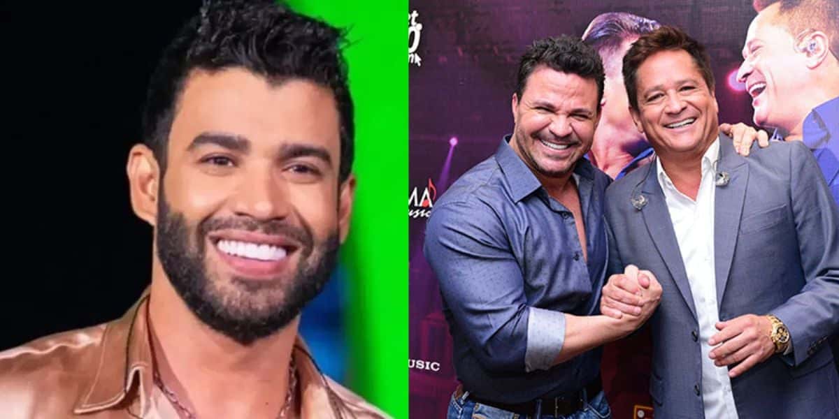 Gusttavo Lima, Eduardo Costa e Leonardo - Foto Reprodução