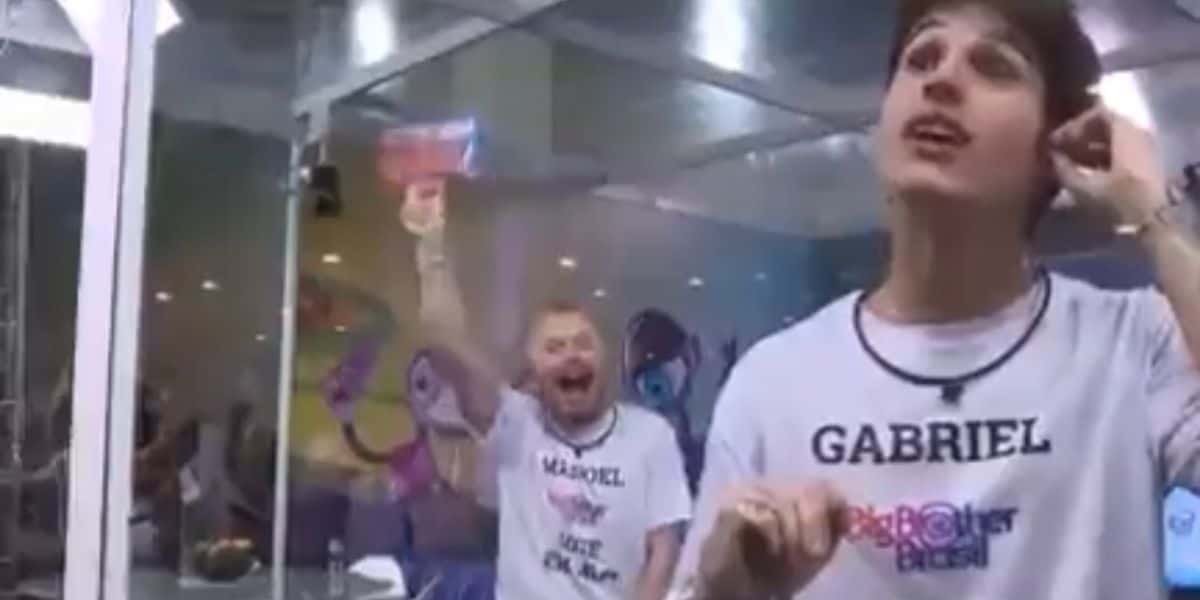 Manoel indo para cima de Gabriel no BBB23 (Reprodução))