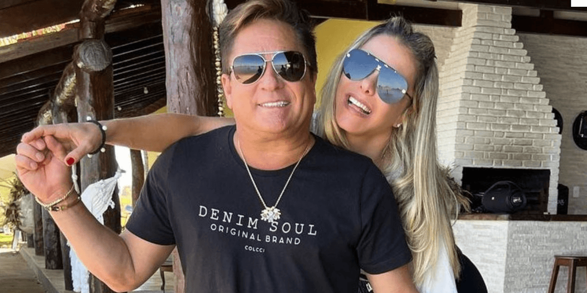 Cantor Leonardo expôs o que fez com sua esposa Poliana Rocha (Foto: Reprodução)