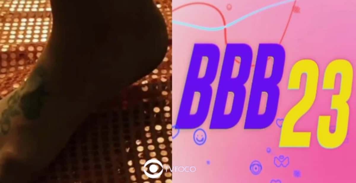 Pé tatuado entrega nome bombástico de famoso que acaba de ser confirmadíssimo no BBB23 (Foto: Reprodução / Instagram / Montagem TV Foco)