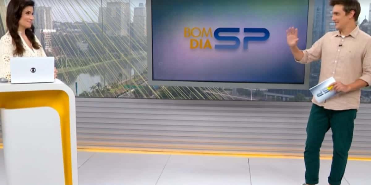 Alê Jodar e Sabina Simonato no Bom Dia SP (Reprodução: Globo)