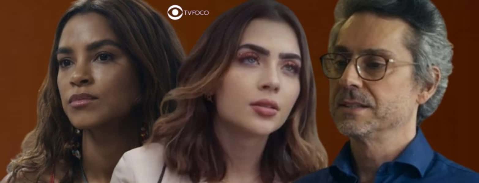 Travessia - Brisa troca farpas com Núbia, Chiara escorraça Ari e Stenio dá ultimato a Moretti (Foto: Reprodução / Globo / Montagem TV Foco)