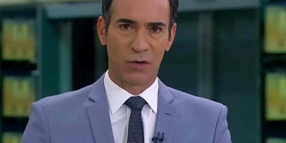 César Tralli revelou que já chorou no elevador de casa (Foto Reprodução/Internet)