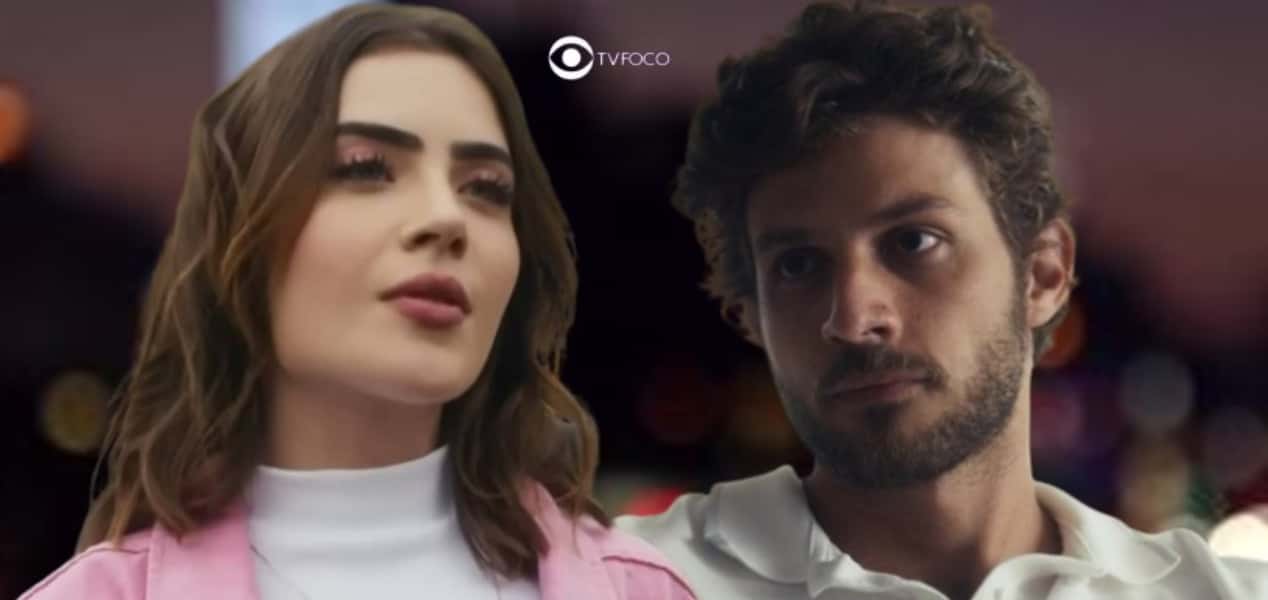 Reviravolta em Travessia - Após desmascarar Ari (Chay Suede), Chiara (Jade Picon) 'chuta' o ambicioso e some com outra pessoa (Foto: Reprodução / Globo / Montagem TV Foco)