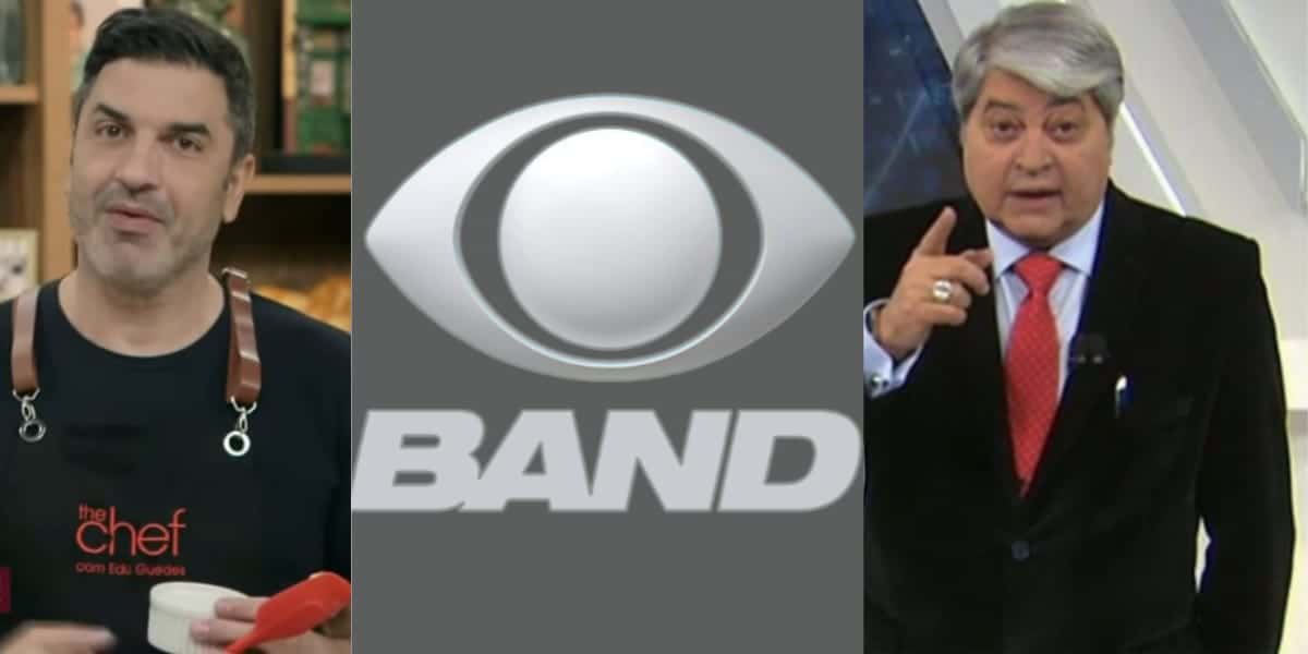 Edu Guedes, Band e Dante (Reprodução: Montagem TV Foco)