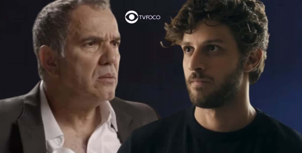 Travessia - Com Guerra no 'caixão', identidade do pai de Ari é revelada (Foto: Reprodução / Globo / Montagem TV Foco)