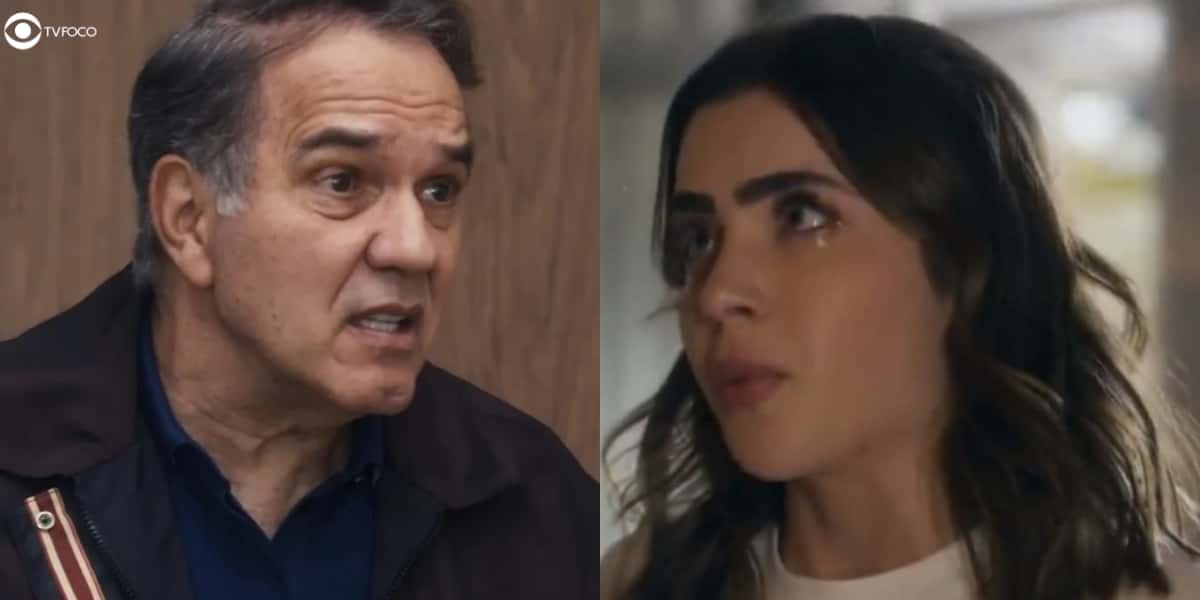 Guerra fica encurralado e teme perder Chiara (Foto: Reprodução/Globo/Colagem/Thais Teles)