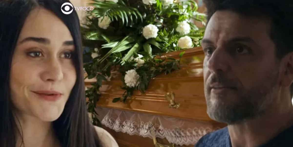 Reviravolta em Travessia - Com sangue nos olhos, Guida (Alessandra Negrini) enterra Moretti (Rodrigo Lombardi) vivo: "Vilã" (Foto: Reprodução / Globo / Montagem TV Foco)