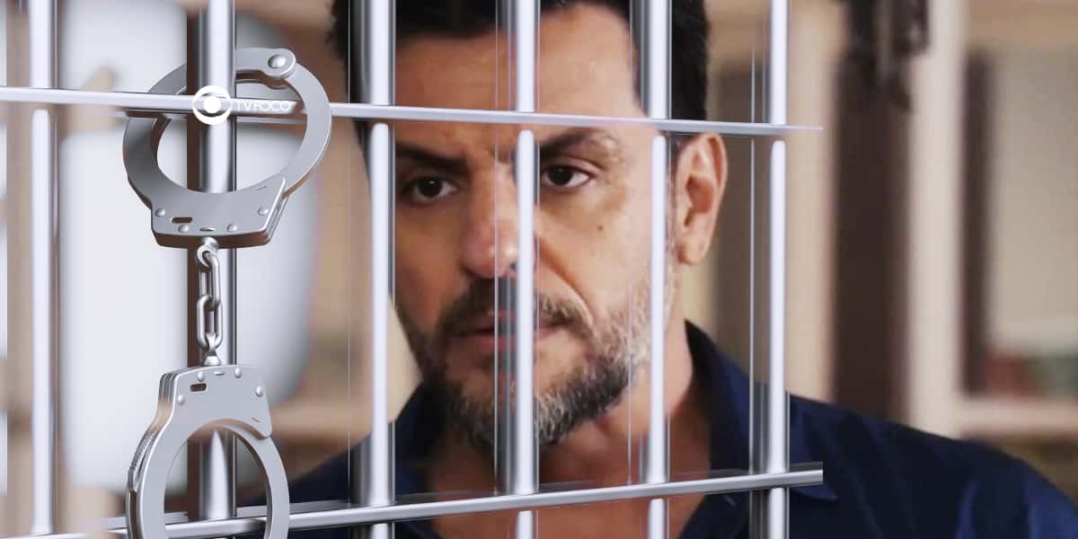 Moretti vai ser preso em breve na novela Travessia (Foto: Reprodução/Globo/Montagem/Thais Teles)