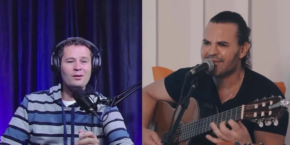Pedro Leonardo e Eduardo Costa (Reprodução: Montagem TV Foco)