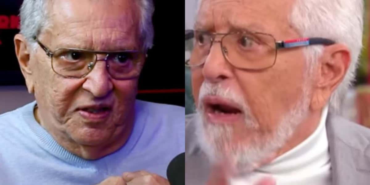 Isto é o que Carlos Alberto falou sobre rompimento com Moacyr Franco: "Eu não tive coragem" (Foto Reprodução/Montagem/TV Foco)