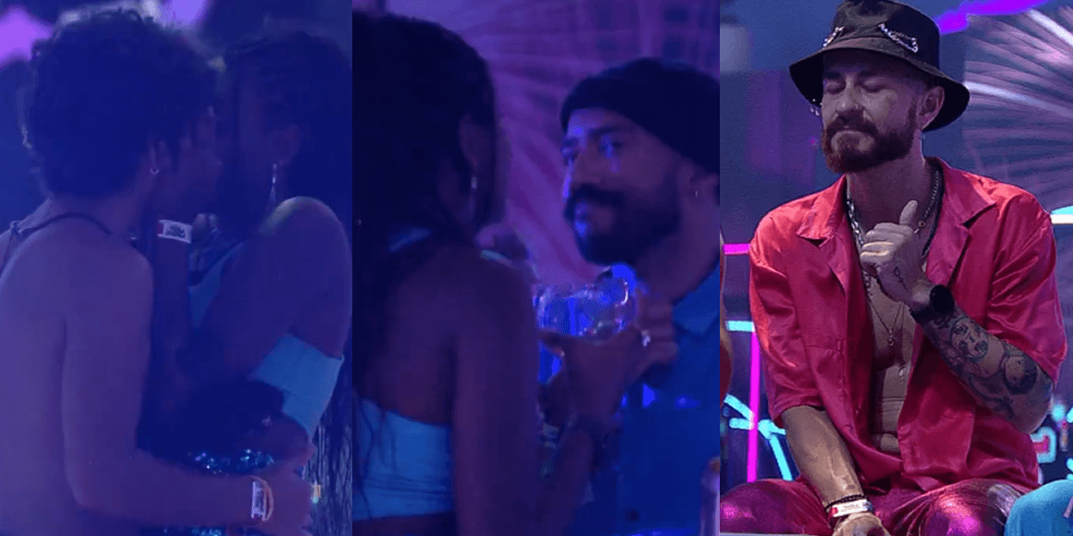 Festa do BBB 23 acaba em briga, muito choro e um novo possível casal. (Foto: Reprodução, Globo)