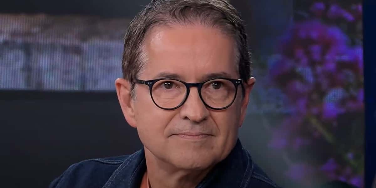 Carlos Tramontina no palco do programa do Faustão (Foto: Reprodução)