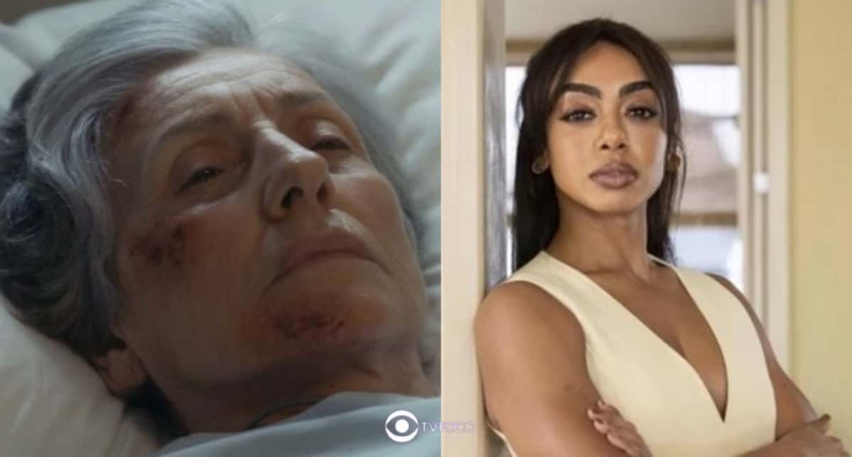 Cidália (Cassia Kis) tramará contra Ari (Chay Suede) em Travessia, contando com a ajuda de Talita (Dandara Mariana) (Foto: Reprodução / Globo)