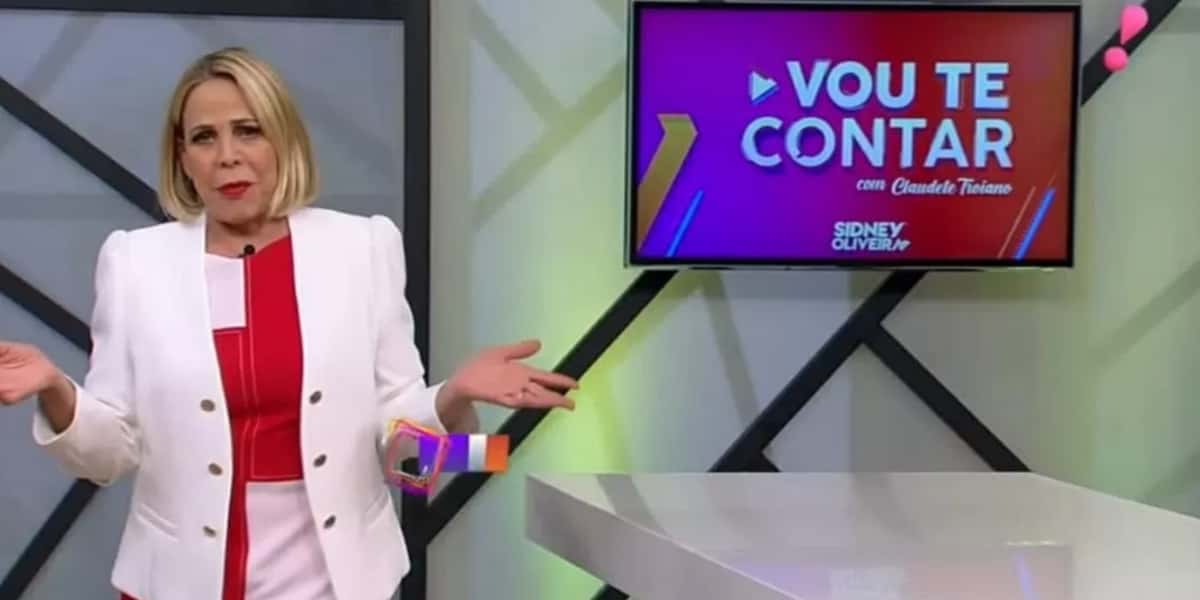Claudete Troiano perde a paciência ao vivo e recomeça programa - Foto: Reprodução