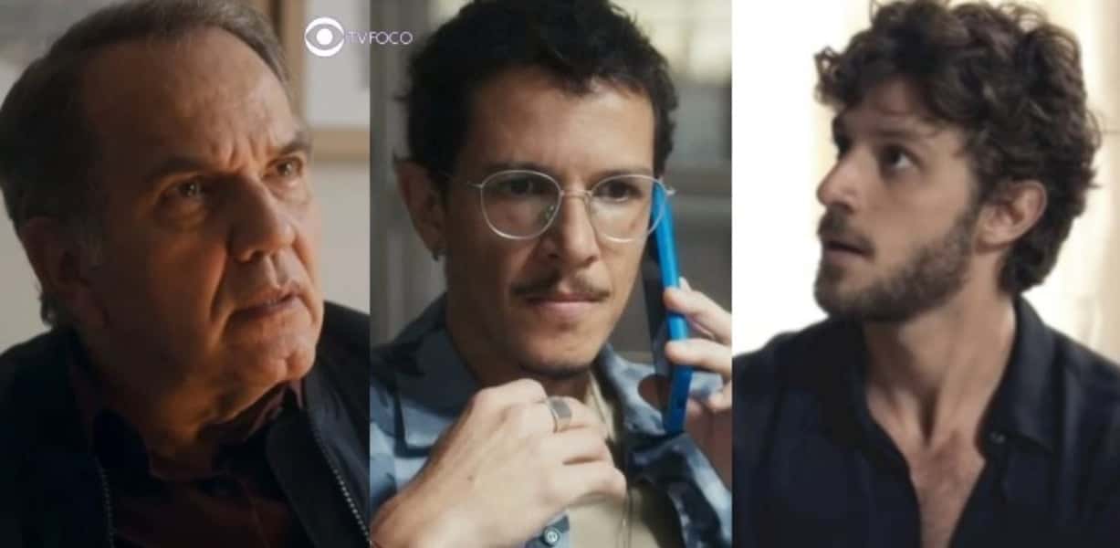 Reviravolta em Travessia - Guerra faz proposta tentadora para Gil e acaba com a "raça" de Ari (Foto: Reprodução / Globo / Montagem TV Foco)
