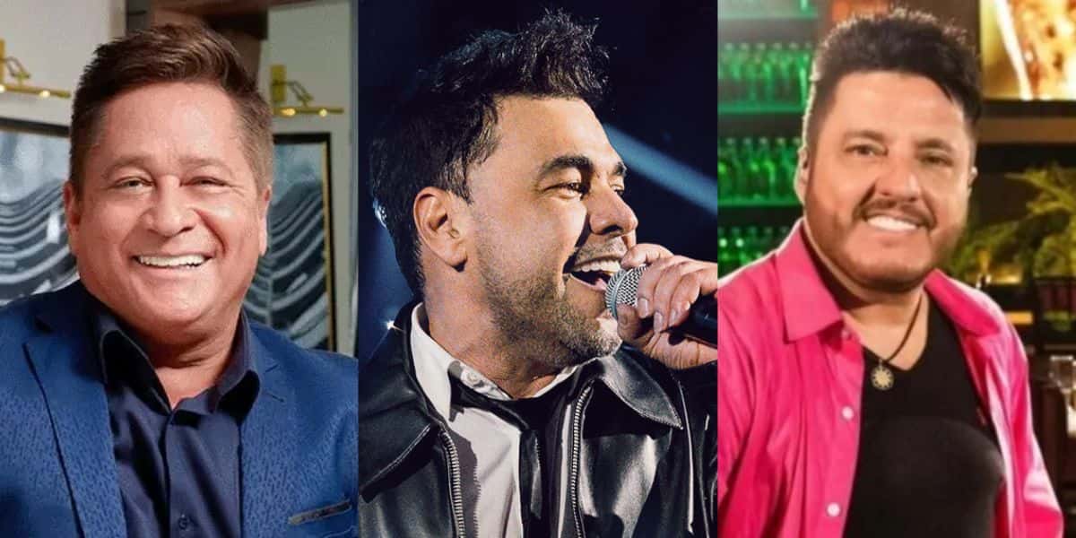 Leonardo, Bruno e Zezé são pais de filhos discretos (Reprodução - Spotify)