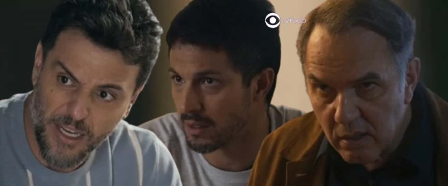 Travessia - Moretti é chantageado, Oto decepciona Bia e Guerra decide incluir Brisa no teste de DNA (Foto: Reprodução / Globo / Montagem TV Foco)