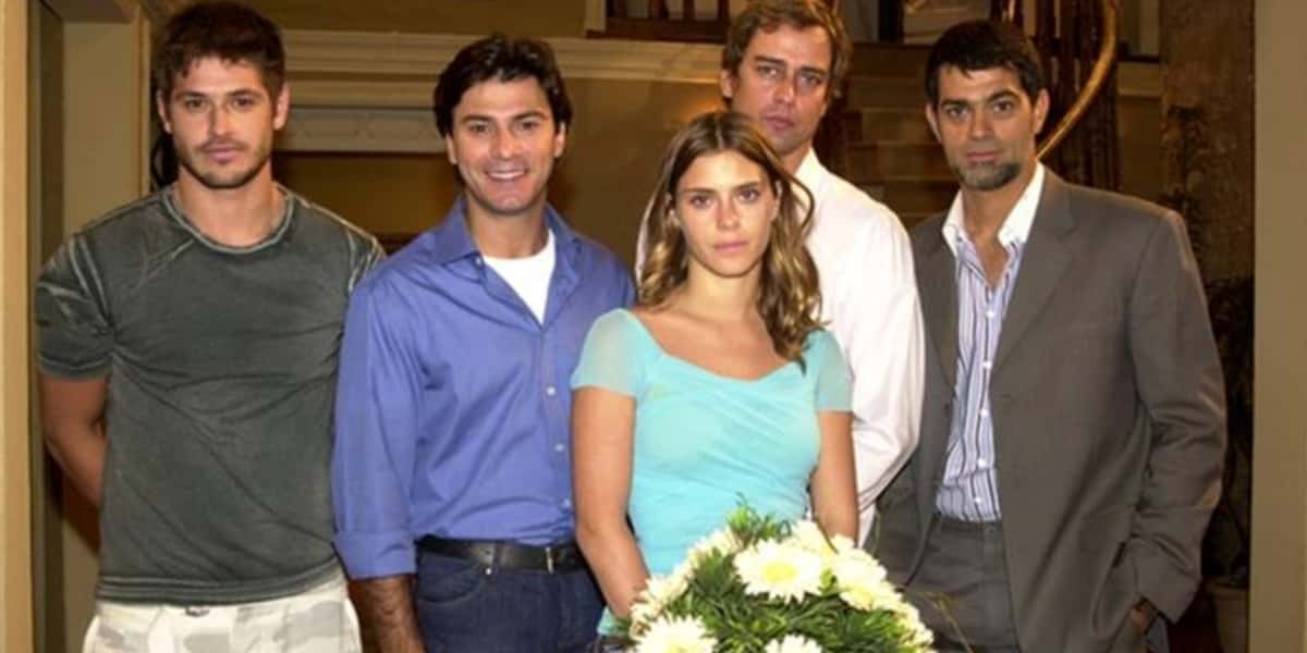 Parte do elenco da novela Senhora do Destino, da Globo - Foto: Reprodução/Globo