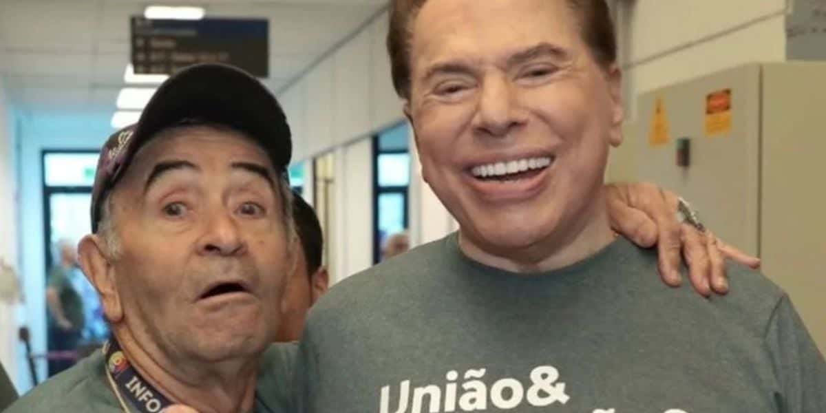 Silvio Santos e Ivo Holanda no SBT (Reprodução - SBT)
