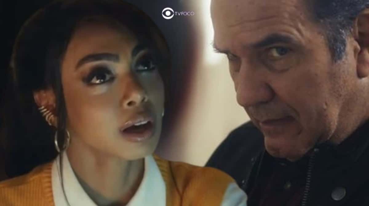 Travessia -Talita desmascara terrorista que colocou a bomba no carro de Guerra (Foto: Reprodução / Globo / Montagem TV Foco)
