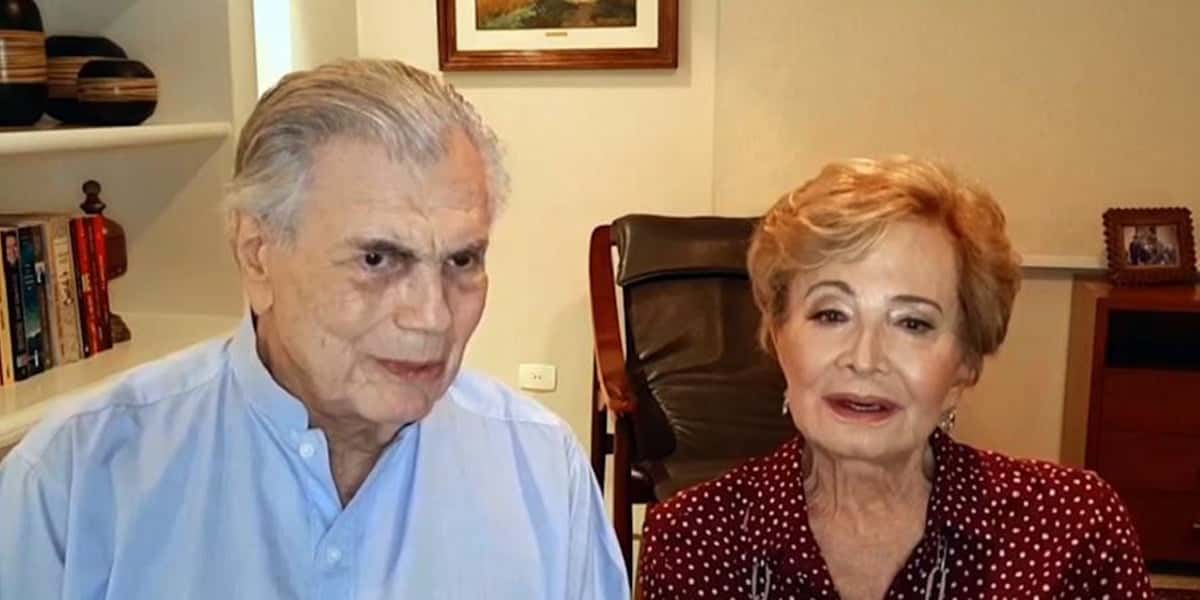 Tarcísio Meira e Glória Menezes (Foto Reprodução/Reprodução/TV Globo)