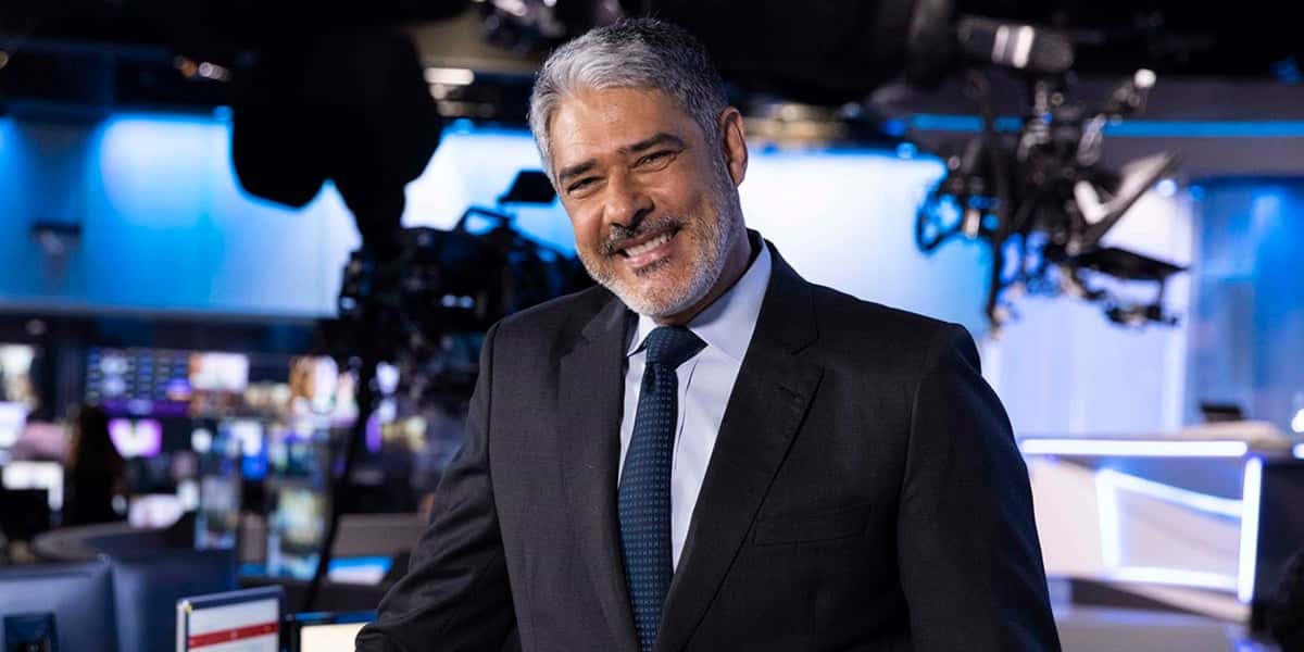 William Bonner se revoltou com notícia falsa (Foto: Reprodução)