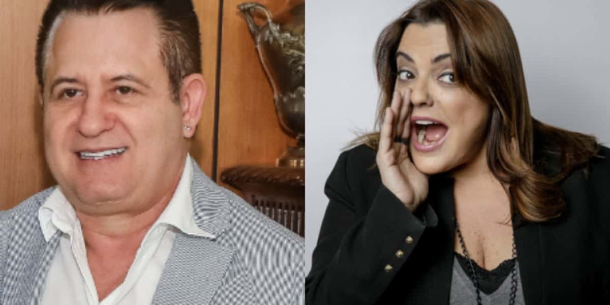 Fabíola Reipert trouxe para a "Hora da Venenosa", quadro do "Balanço Geral", da Record, notícias do cantor Marrone (Foto Reprodução/Montagem/Tv Foco)