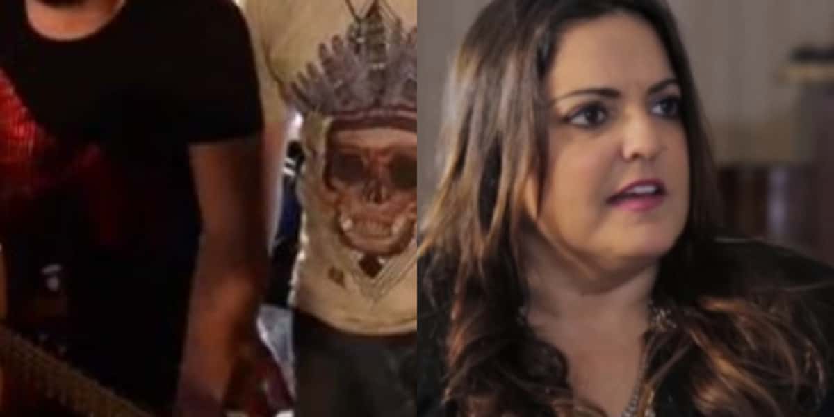 Fabíola Reipert, na 'Hora da Venenosa" entrega situação catastrófica em show de dupla famosa (Foto Reprodução/Montagem/Tv Foco)
