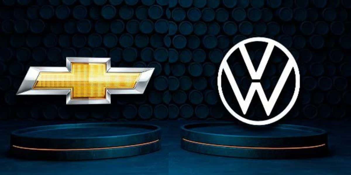 Chevrolet e Volkswagen - Foto Reprodução Internet