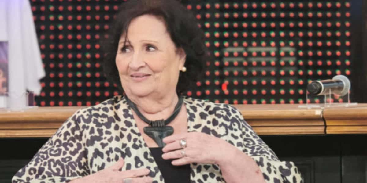 Dona Déa Lúcia no Domingão com Huck (Reprodução: Globo)
