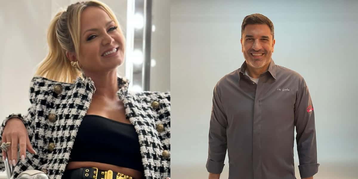 Eliana e Edu Guedes (Reprodução: Montagem TV Foco)