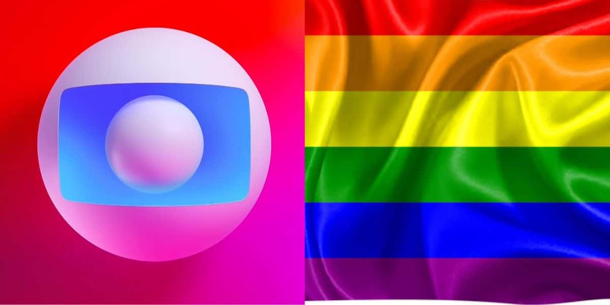 Logo Globo e bandeira LGBT (Foto: Globo / Internet)
