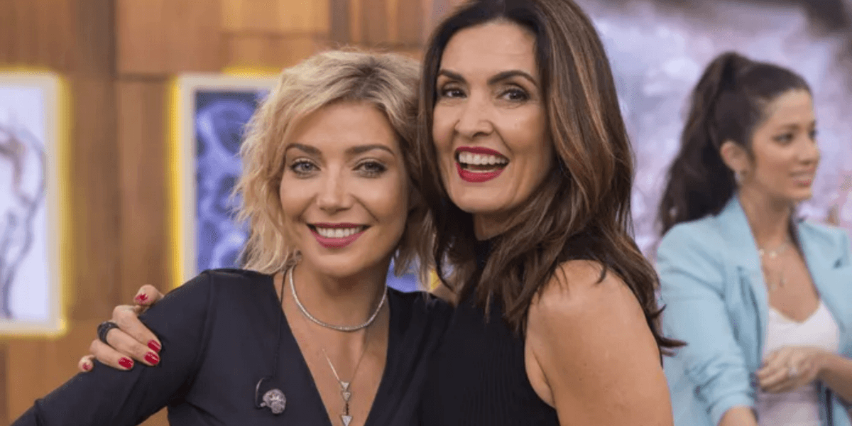 Luiza Possi ao lado de Fátima Bernardes (Foto: Divulgação)