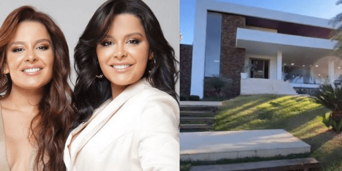 Mansão luxuosa de Maiara e Maraisa parece um resort (Foto:Reprodução/Montagem)