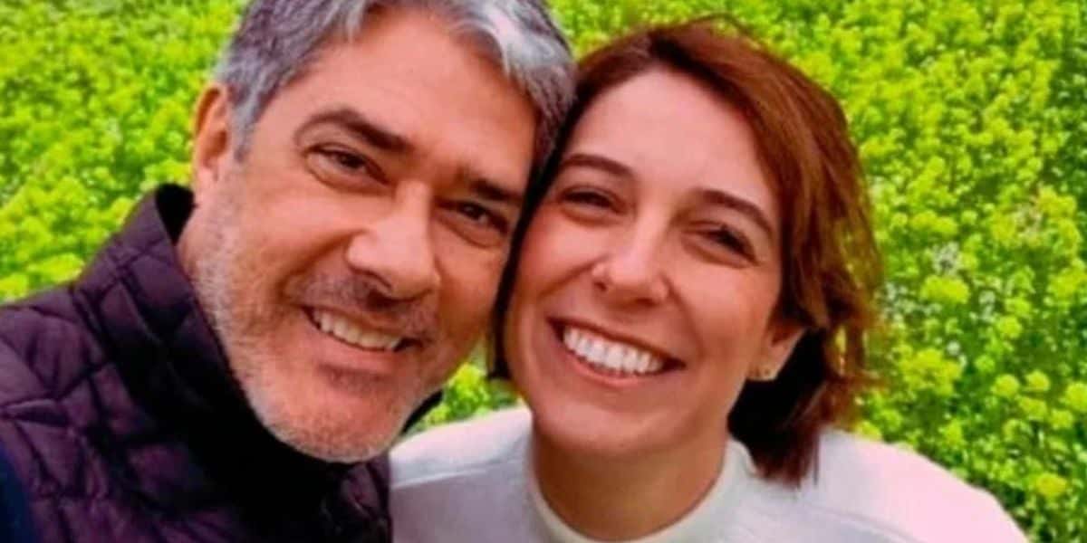 William Bonner e Natasha Dantas (Foto: Reprodução / Instagram)