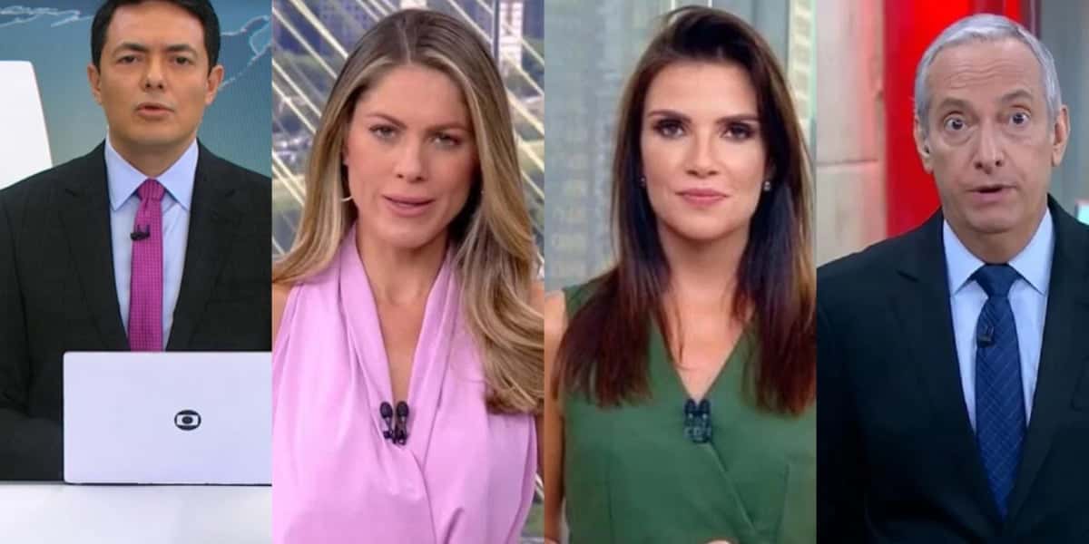 Alan Severiano, Jaqueline Brazil, Sabina Simonato e Burnier (Foto: Reprodução)