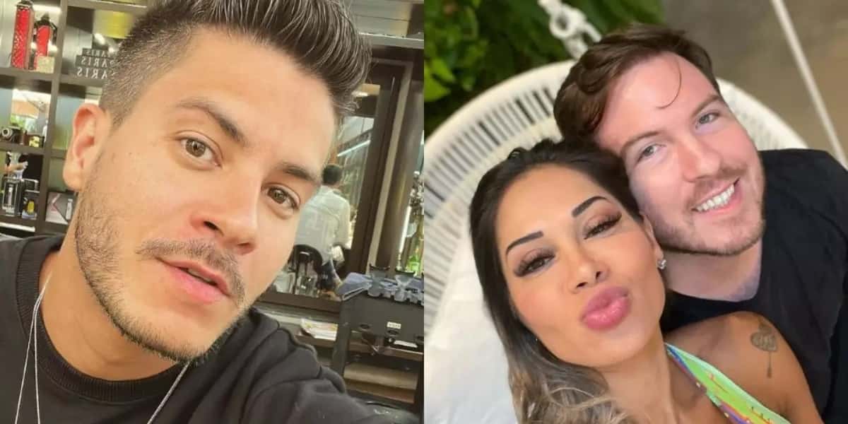 Arthur Aguiar, Maíra Cardi e Thiago Nigro (Foto: Reprodução / Instagram)