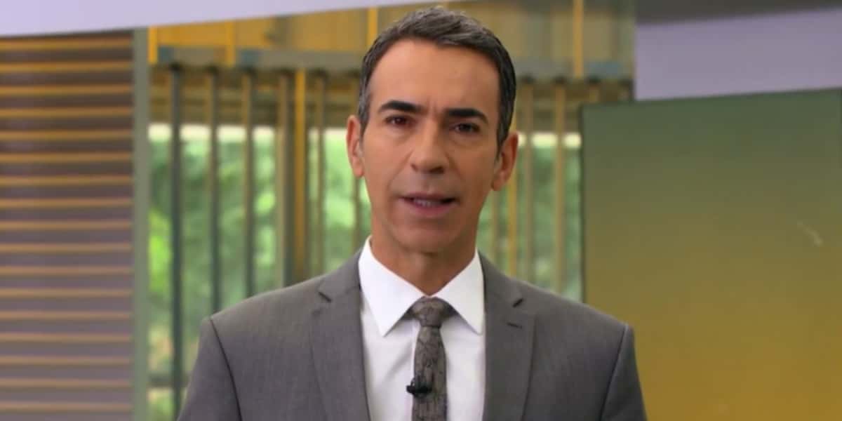 César Tralli apresentou queda de audiência com o "Jornal Hoje" (Foto: Reprodução/TV Globo)