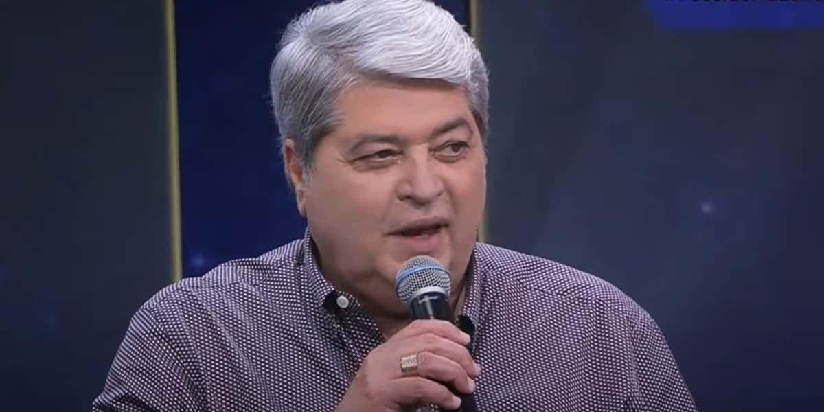 Datena participou de quadro no programa do Faustão (Foto: Reprodução / Band)