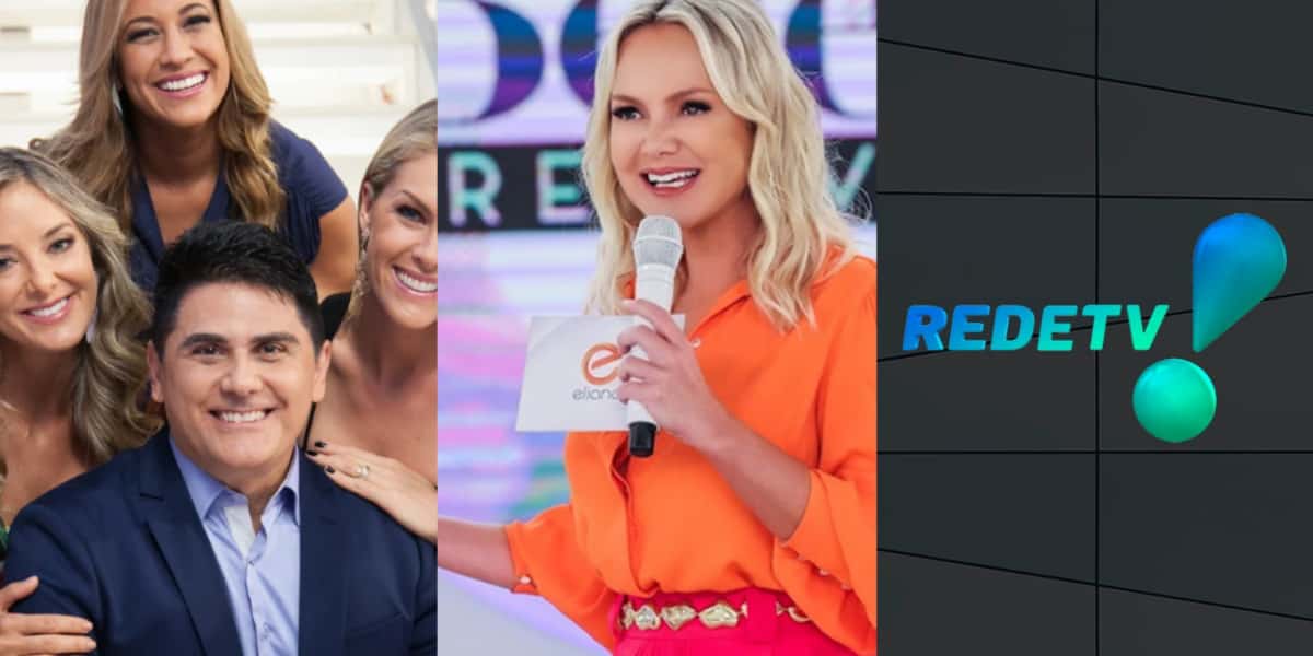 Hoje em Dia nas manhãs do SBT, Eliana como Hebe no horário nobre e a nova RedeTV - Foto: Reprodução/Internet