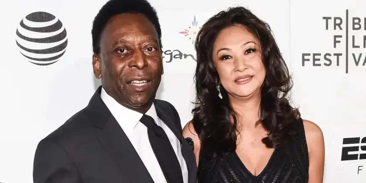 Pelé deixou fortuna para Márcia Aoki, sua ex-esposa (Reprodução(Daniel Zuchnik/Getty Images)